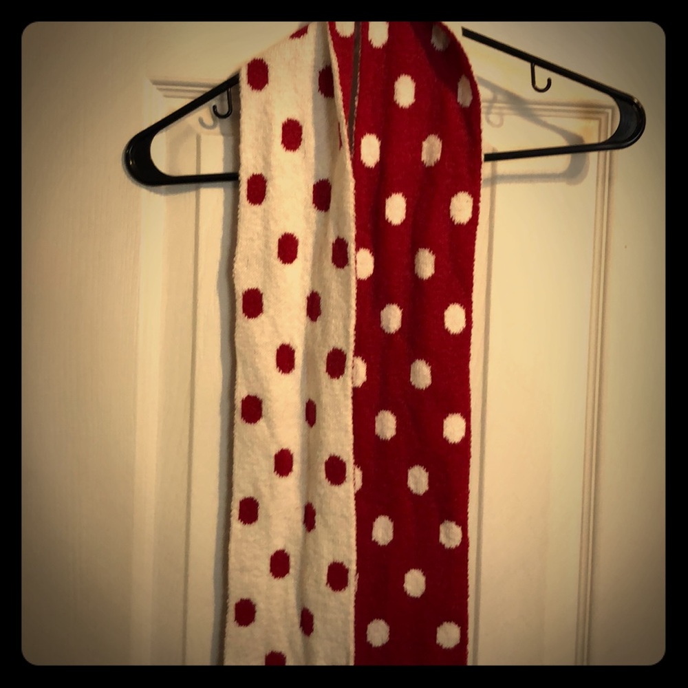 Us polo assn Red polka dot reversible cotton knit